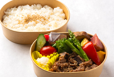 国産牛焼肉わっぱ2段弁当